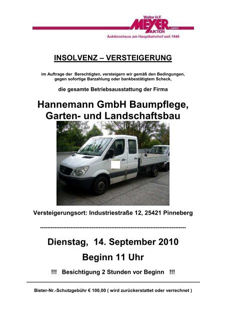 Hannemann GmbH Baumpflege, Garten- und Landschaftsbau