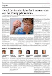 Bieler Tagblatt: Immunsystem aus der Übung