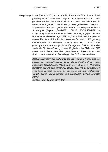 Verfassungsschutzbericht 2011 - Bundesamt für Verfassungsschutz