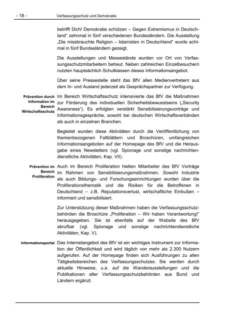 Verfassungsschutzbericht 2011 - Bundesamt für Verfassungsschutz