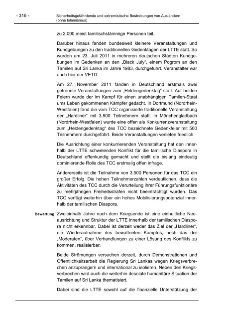 Verfassungsschutzbericht 2011 - Bundesamt für Verfassungsschutz