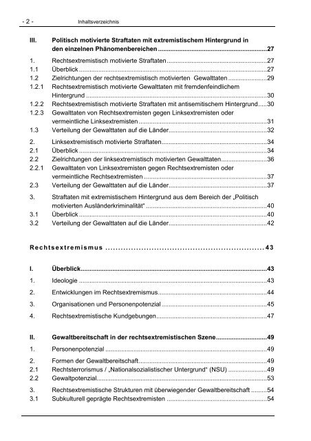 Verfassungsschutzbericht 2011 - Bundesamt für Verfassungsschutz