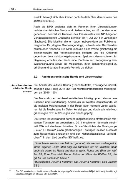 Verfassungsschutzbericht 2011 - Bundesamt für Verfassungsschutz