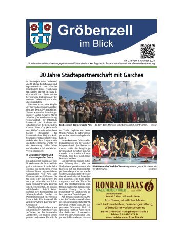 Gröbenzell im Blick | Oktober 2024