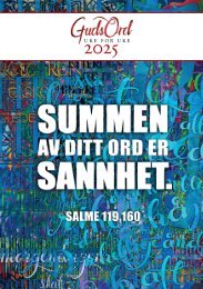 GudsOrd uke for uke 2025 - almanakk