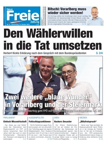 Den Wählerwillen in die Tat umsetzen