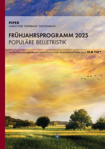 PIPER Populäre Belletristik Vorschau