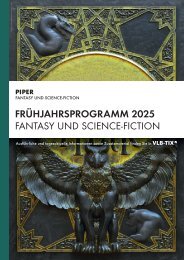 PIPER Fantasy / Science-Fiction Vorschau
