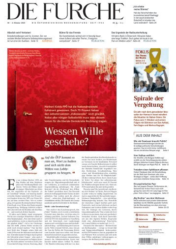 DIE FURCHE 03.10.2024
