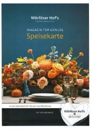 Mittagskarte ab Oktober 2024