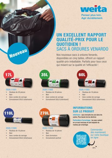 Venardo Sacs à ordures