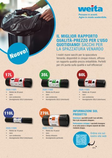 Venardo Sacchi per la Spazzatura