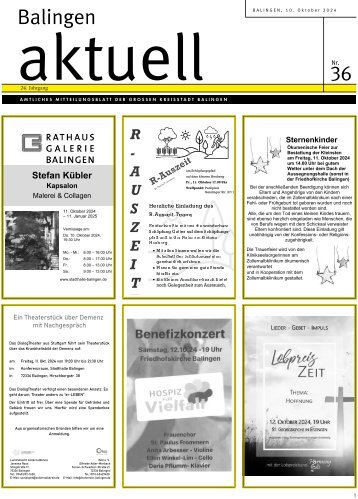 Balingen aktuell Nr. 36