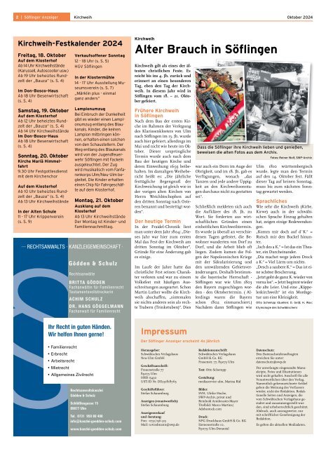 Söflinger Herbst-Anzeiger 2024