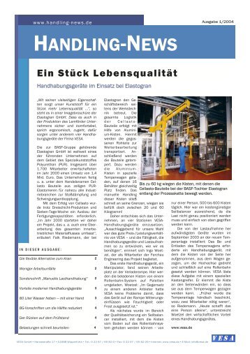 VESA HandlingNews - VESA GmbH