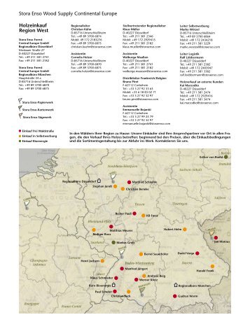 Holzeinkauf Region West Stora Enso Wood Supply Continental ...