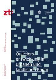 Booklet Quartiersentwicklung im urbanen und ländlichen Raum