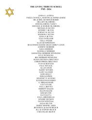 LIVING TRIBUTE SCROLL 2024 