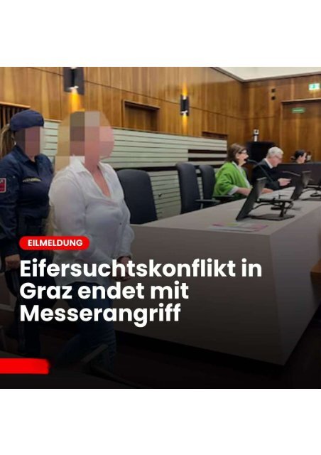 Prozess um versuchten Mord in Graz