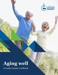 Aging well in Leduc County workbook