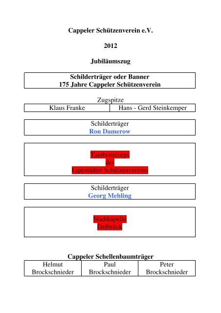 Sebastian Heiler - Cappeler Schützenverein e.V. gegr. 1837