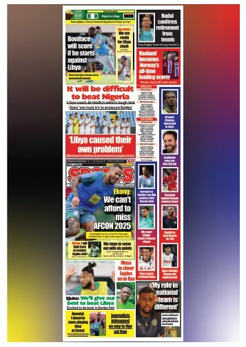 COMPLETE SPORTS - FRIDAY, OCT 11, 2024