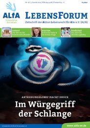 ALfA e.V. Magazin - LebensForum / 151 3/2024