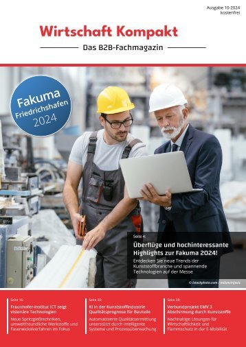 B2B-Fachmagazin zur Fakuma 2024 