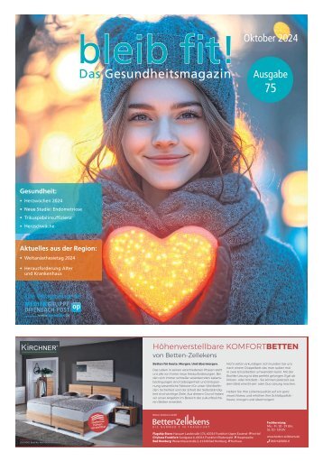 Das Gesundheitsmagazin bleib fit! - Oktober 2024