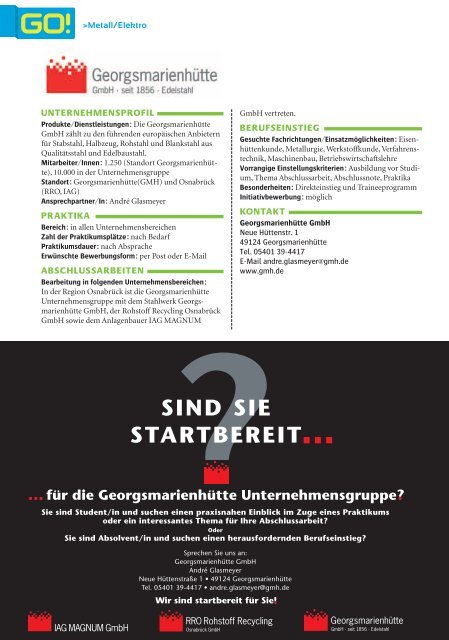 Gesundum gut versorgen - Zentrale Studienberatung der Universität ...