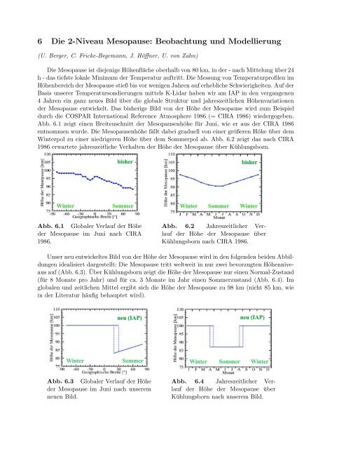 LEIBNIZ-INsTITUT FöUR ATMOsPHöARENPHYsIK e. V. an der ...