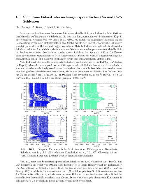 LEIBNIZ-INsTITUT FöUR ATMOsPHöARENPHYsIK e. V. an der ...