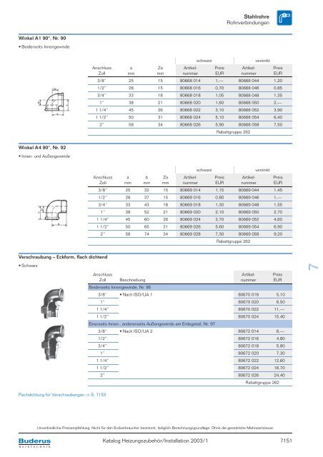 Kapitel 7 Rohrsysteme, Rohre und Rohrverbindungen ... - Buderus