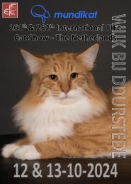 Catalog - 261. 262. Mundikat Int. FIFe Show - Wijk bij Duurstede 12 & 13-10-2024