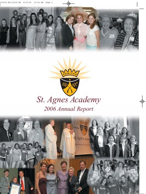 2005 – 2006 Financial Report - St. Agnes Academy