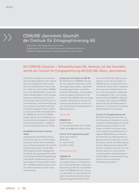 Konsolidierung, Virtualisierung, Cloud Computing - comlineag.de