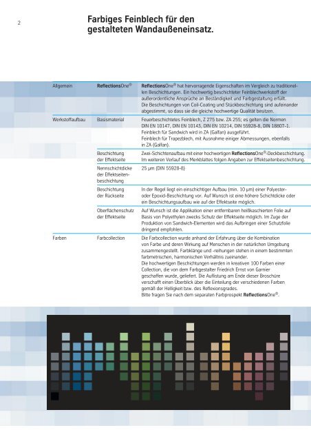 Technisches Merkblatt ReflectionsOne - ThyssenKrupp Steel ...