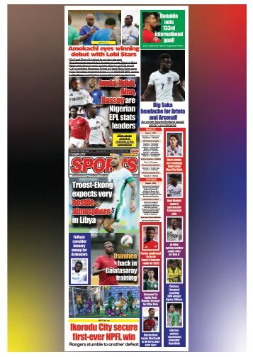 COMPLETE SPORTS - SUNDAY, OCT 13, 2024