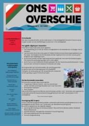 Nieuwsbrief Overschie 2-0