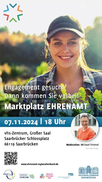 Marktplatz Ehrenamt Regionalverband Saarbrücken