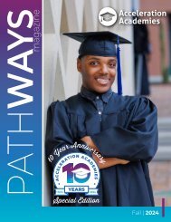 Acceleration Academies Fall 2024 Pathways Magazine