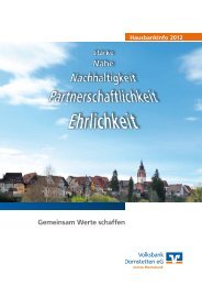 HausbankInfo 2012 - Volksbank Dornstetten eG