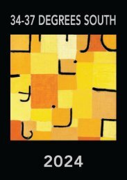 34-37 Degrees South, 2024 - Signs