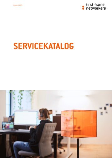 Servicekatalog first frame networkers ag