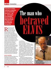 The Man who Betrayed Elvis