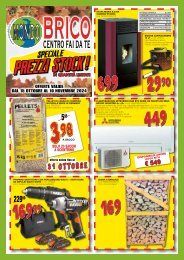 MONDOBRICO - SPECIALE PREZZI STOCK - dal 15 ottobre al 10 novembre 2024