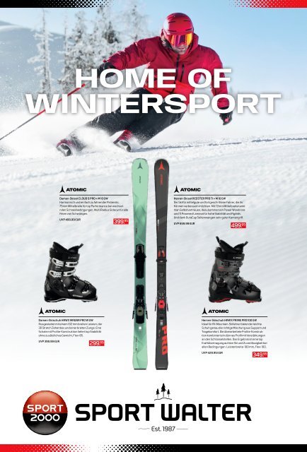 Sport Walter SPORT 2000 Preishelden Winter 2024