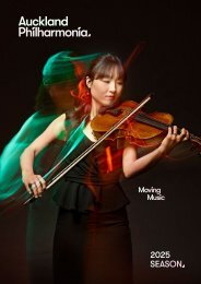 Auckland Philharmonia Season Brochure 2025