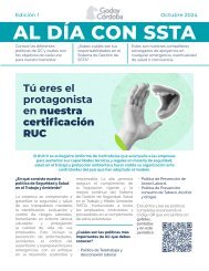 Al día con SSTA - ¡El periódico de nuestra certificación RUC! - Edición 1. Octubre 2024