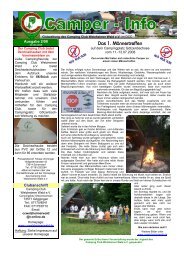 Das 1. Männertreffen - beim CC Welzheimer Wald